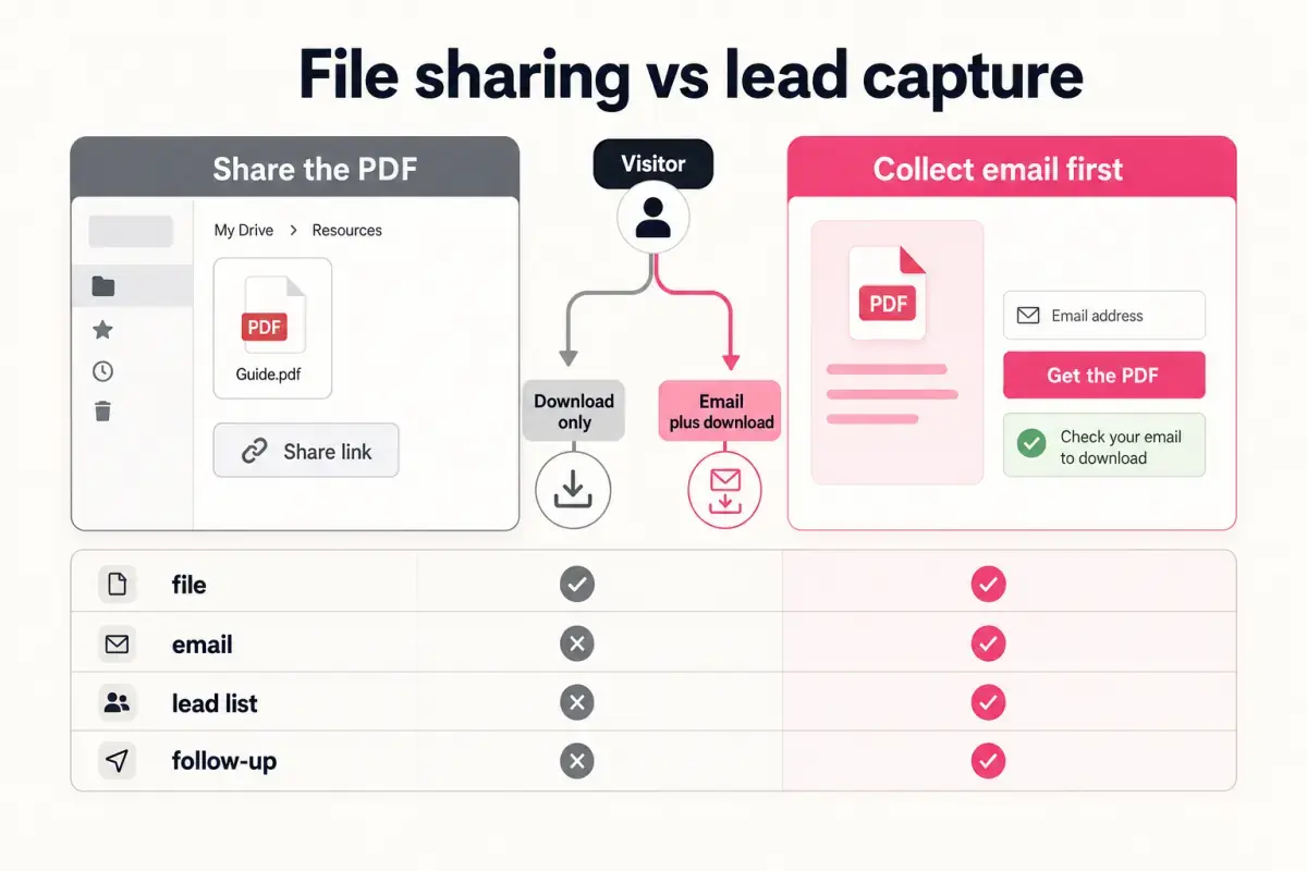 Google Drive vs Givloh for Lead Magnets