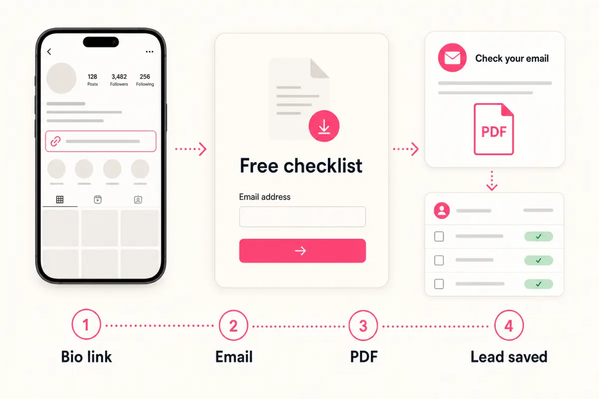 How to Deliver a Free PDF From Your Instagram Bio