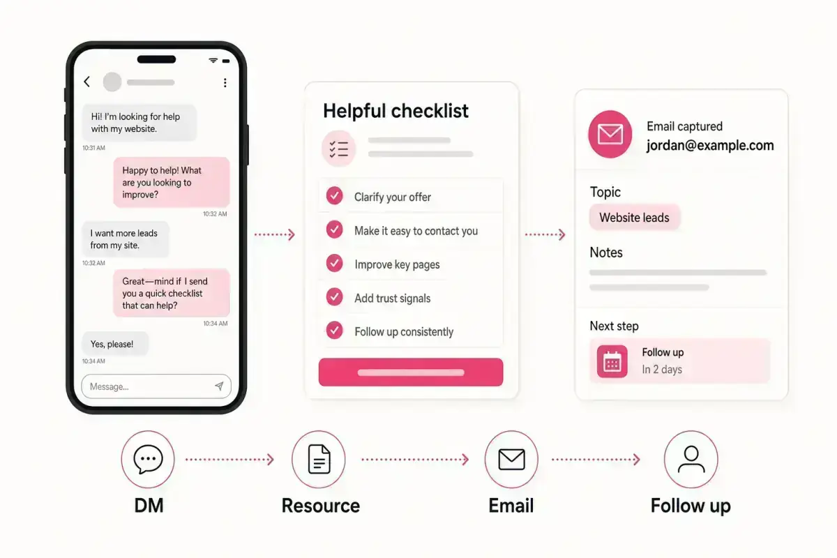 How to Turn Instagram DMs Into Email Leads
