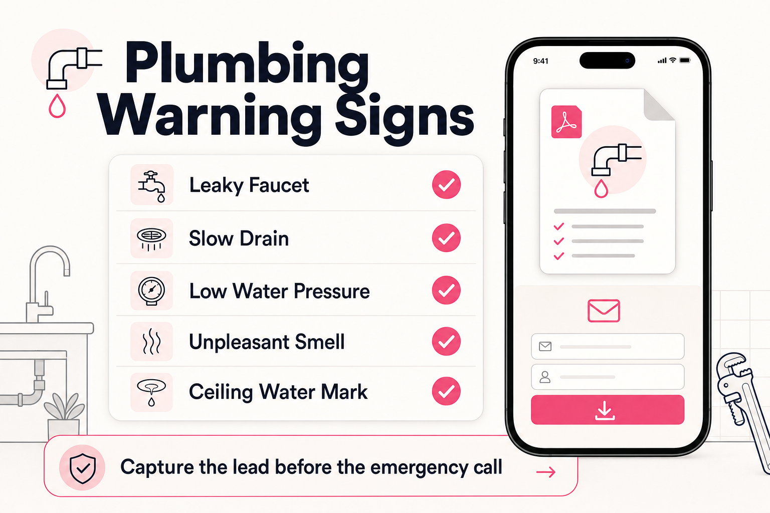 Free Checklist for Plumbers: The Lead Magnet That Actually Makes Sense